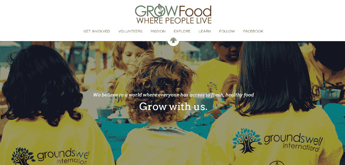 قم بإنشاء محتوى شامل مثل Grow Food