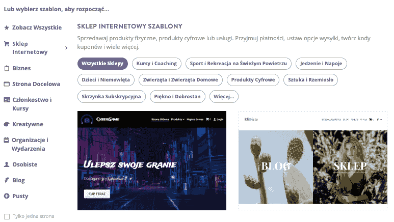Rola Strikingly w opanowaniu copywritingu e-commerce - Szablony konfigurowalne
