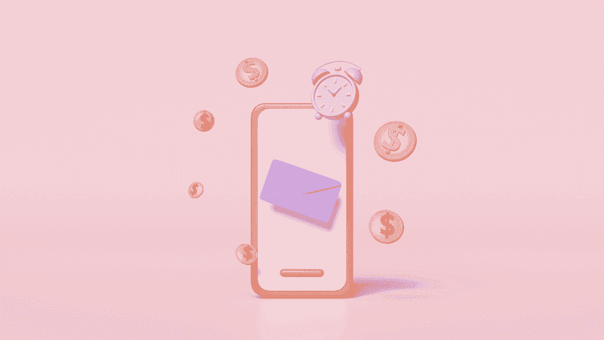 3D vykreslování mobilního telefonu Příjem obchodního zpravodaje