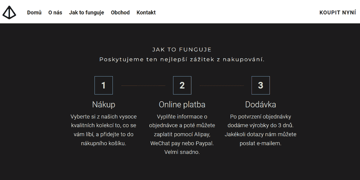 Šablona internetového obchodu Glow je ideální pro online prodej