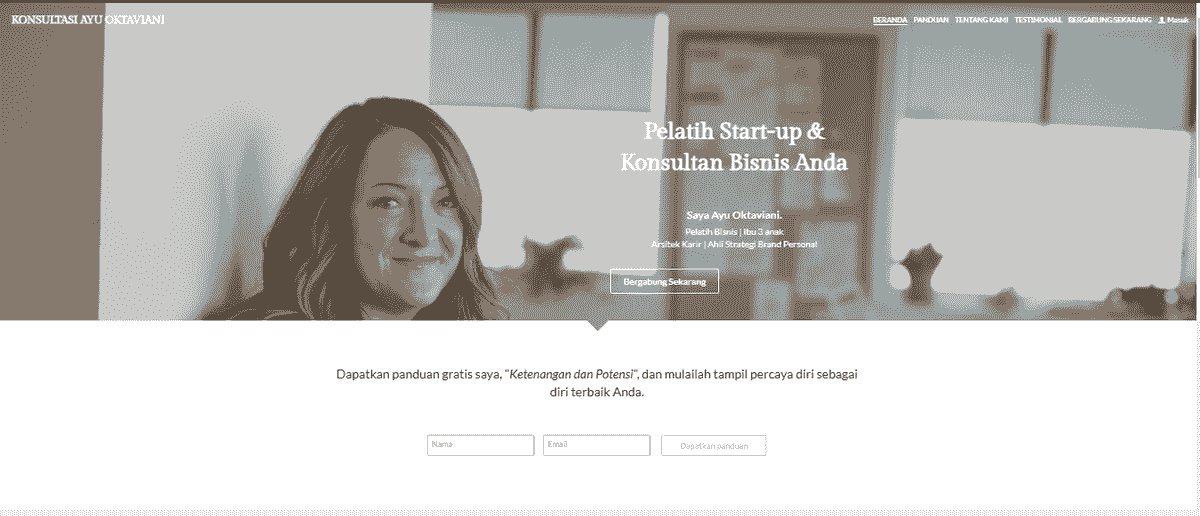 Mencolok - Template Pribadi Sarah Horsman