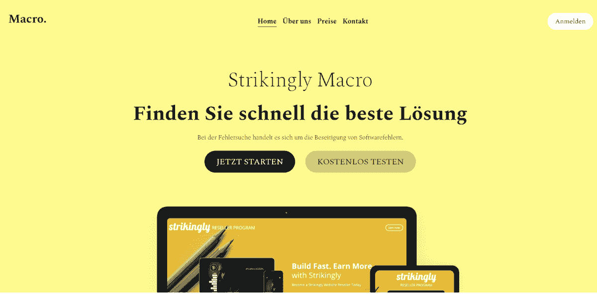 Tipp für angehende Unternehmer #5: Nutzen Sie Strikingly