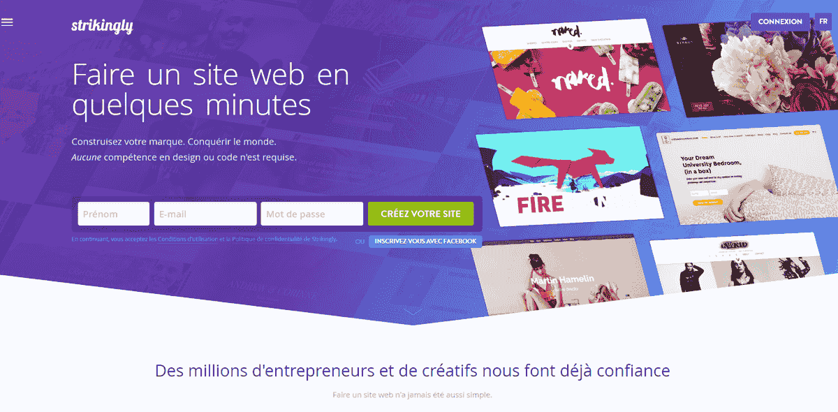 Exploitation des fonctionnalités de Strikingly pour les liens d'ancrage