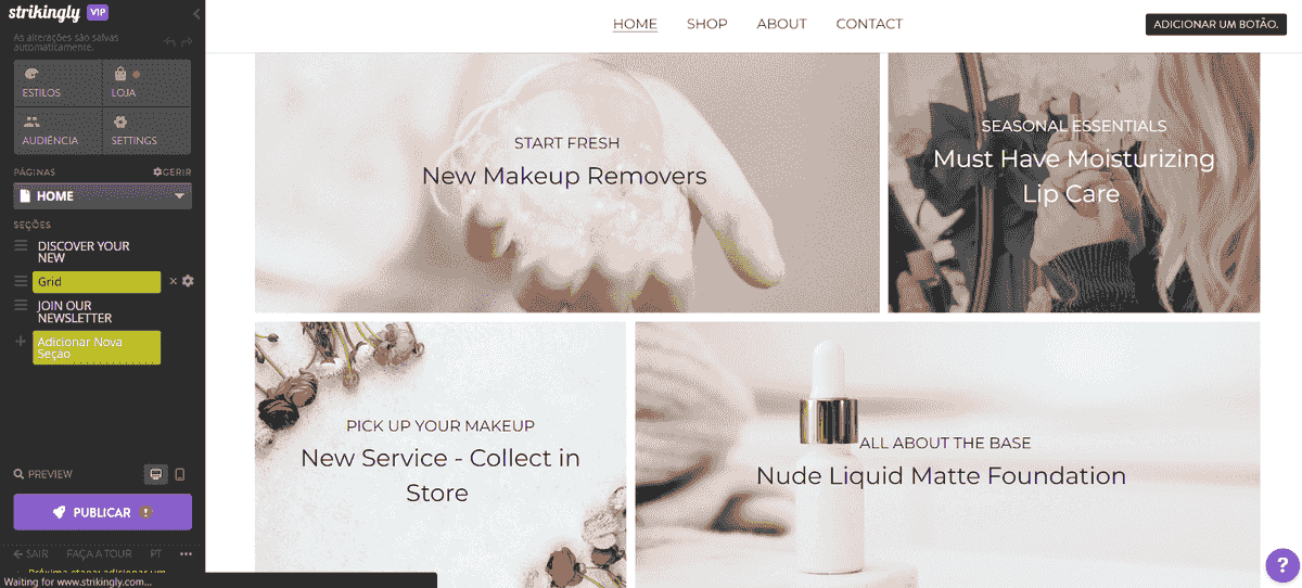 Exiba produtos com visuais impressionantes em sua loja de varejo online impressionante