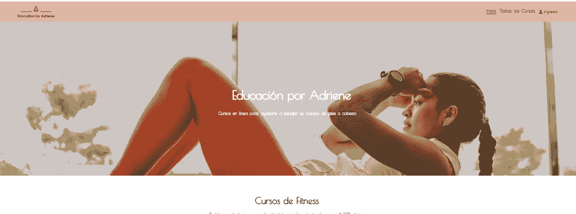Adriene Template: Entrenamiento físico para negocios desde casa