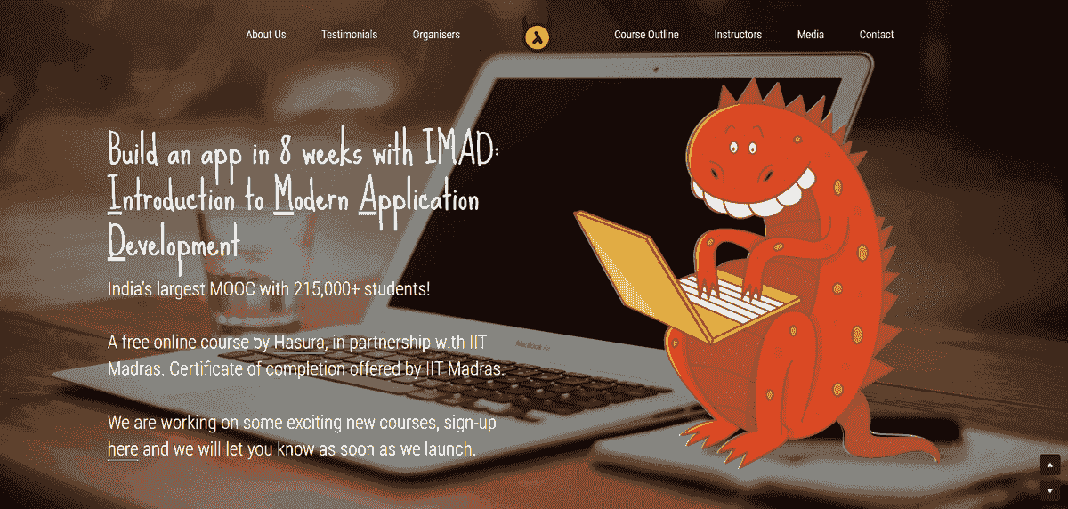 Situs web e-dagang IMAD