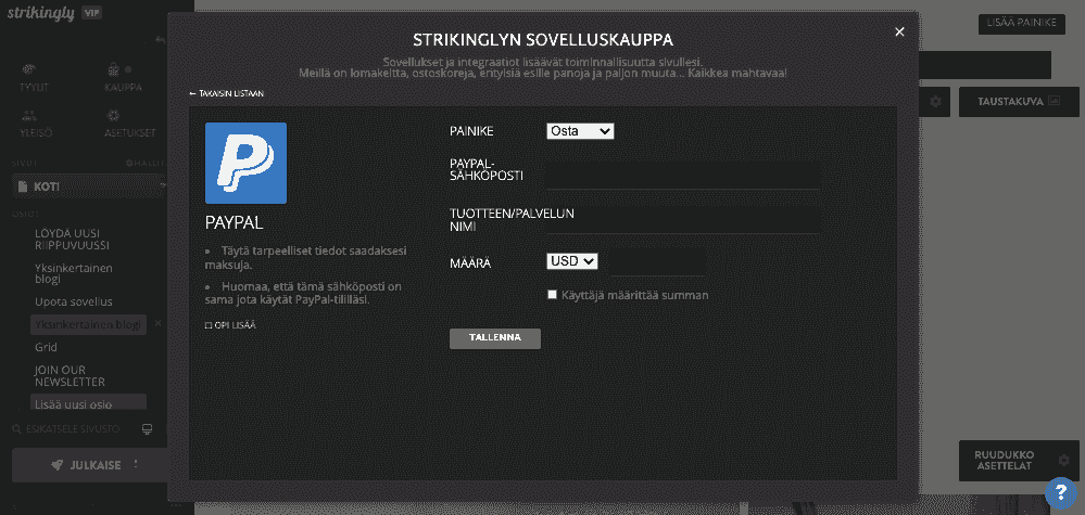 Hämmästyttävän App Store tarjoaa Paypalin lahjoituspainikkeella voittoa tavoittelemattomille verkkosivustoille