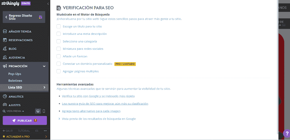 Promociona tu sitio web
