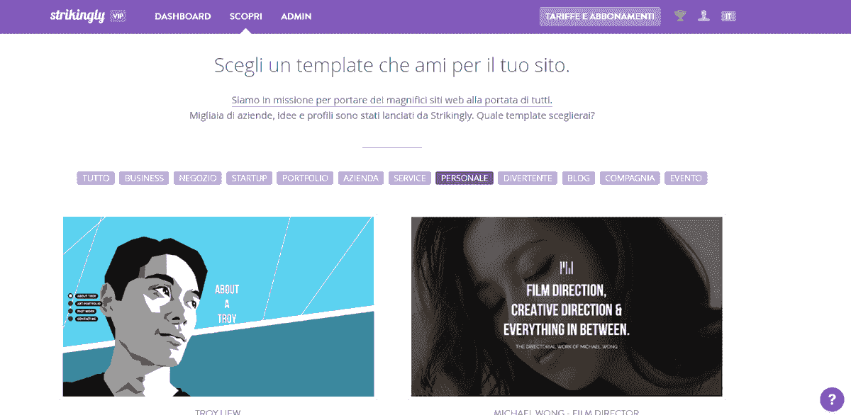 Risparmia sui costi di creazione di un sito web con modelli per diversi tipi di siti web