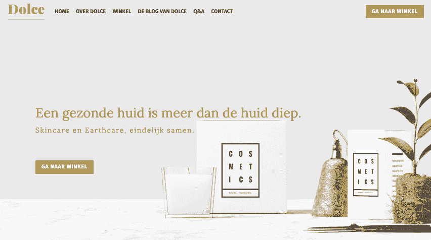 Opvallend - Dolce Online Store-sjabloon