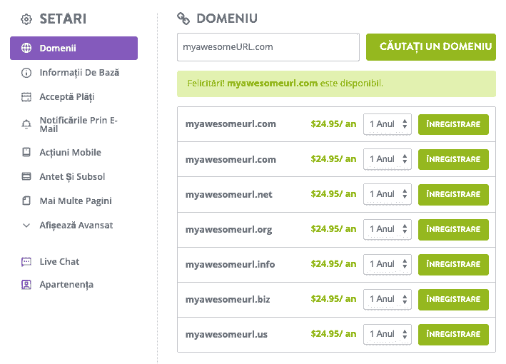 Înregistrați adresa URL a site-ului dvs. personalizat cu Strikingly