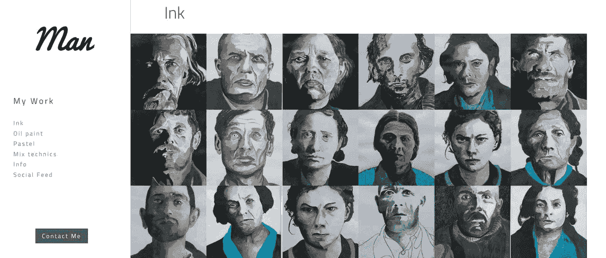 Blogs over beeldende kunst zoals Man