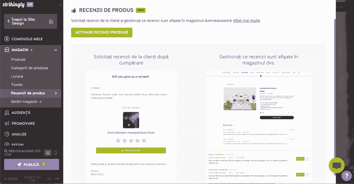 Managementul mărcii - actualizați recenziile și mărturiile