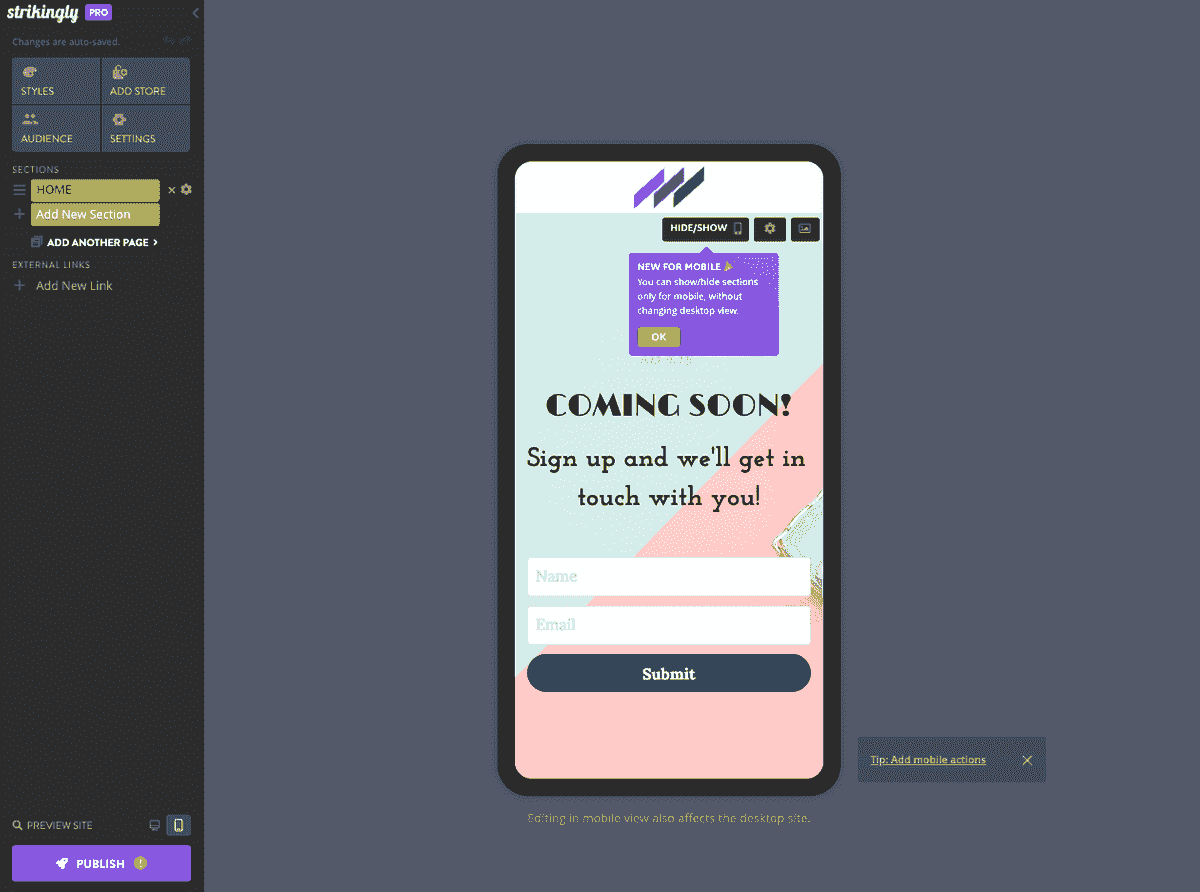 Xây dựng trang web di động cho doanh nghiệp của bạn