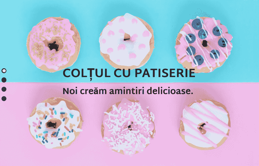 Strikingly - Șablon de colț de patiserie