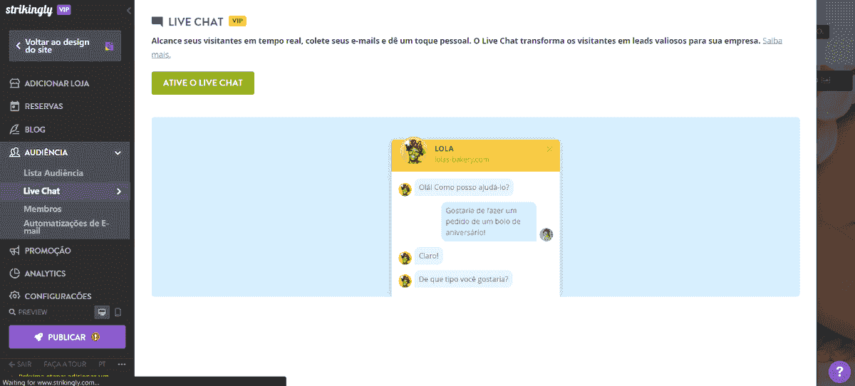 O que é uma loja de varejo sem atendimento ao cliente - Obtenha chat AO VIVO no Strikingly