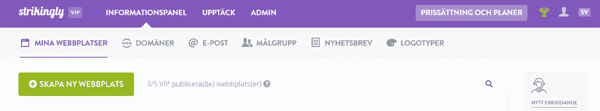 Hur man får en personlig domän på Strikingly?