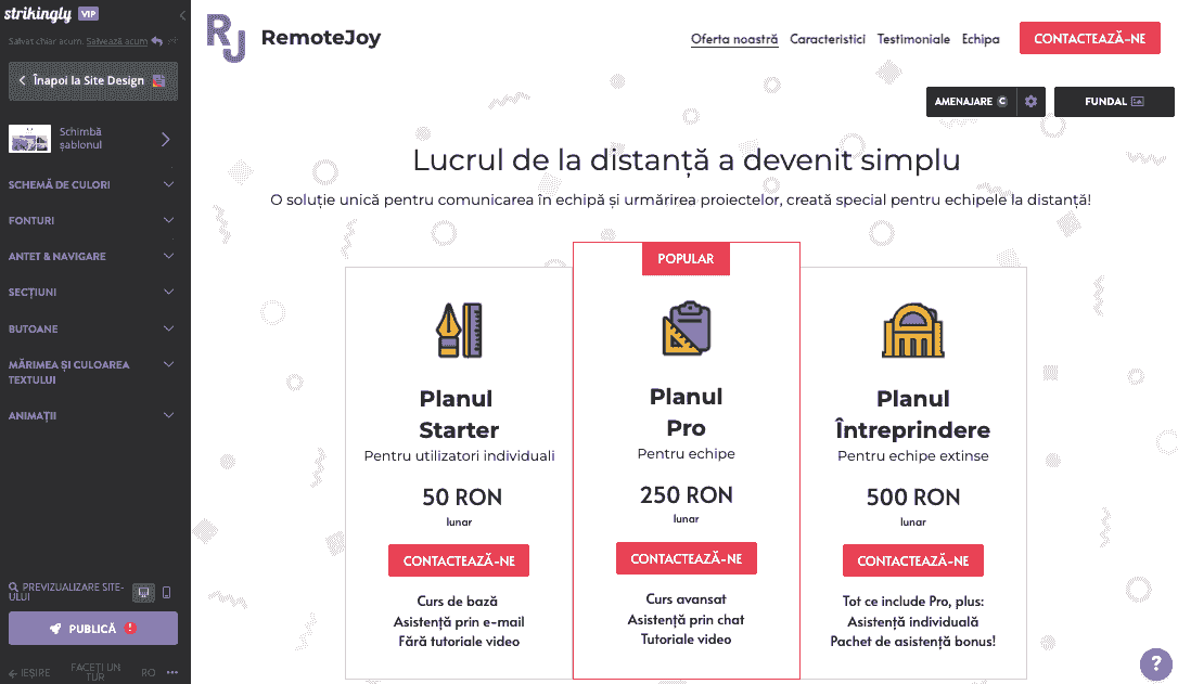 Cele mai bune practici de design web cu opțiunile de personalizare a fonturilor Strikingly