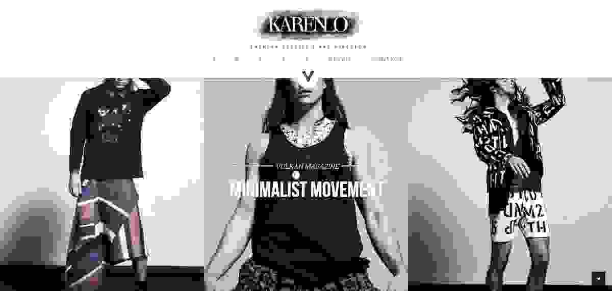Alojamiento de imágenes de Karen con Strikingly