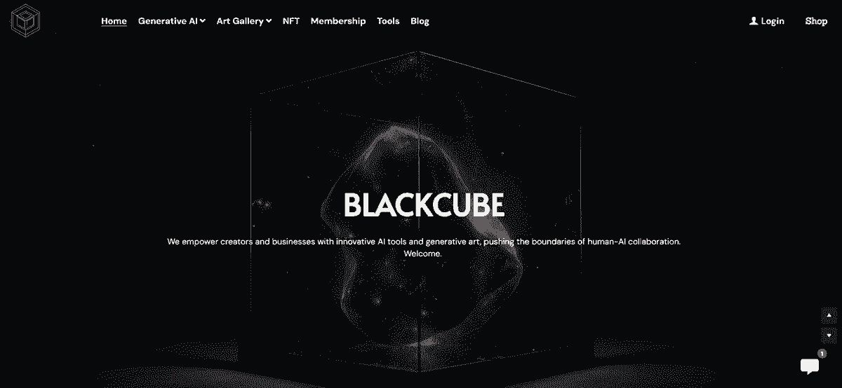 Menjual barang elektronik seperti blackcube
