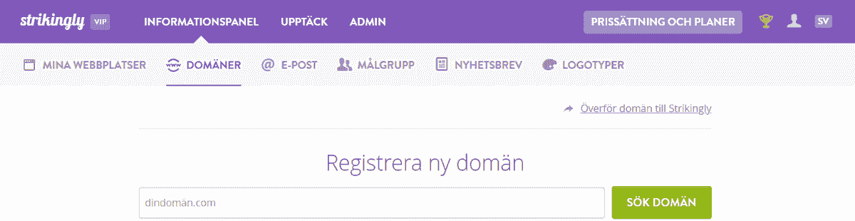 Domän- och hostingtjänster