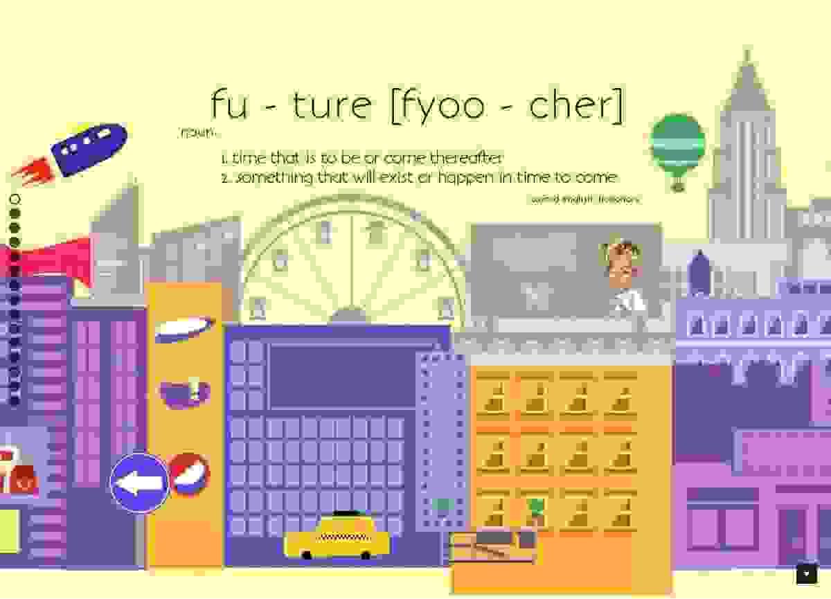 Sito web Future 2024 su Strikingly