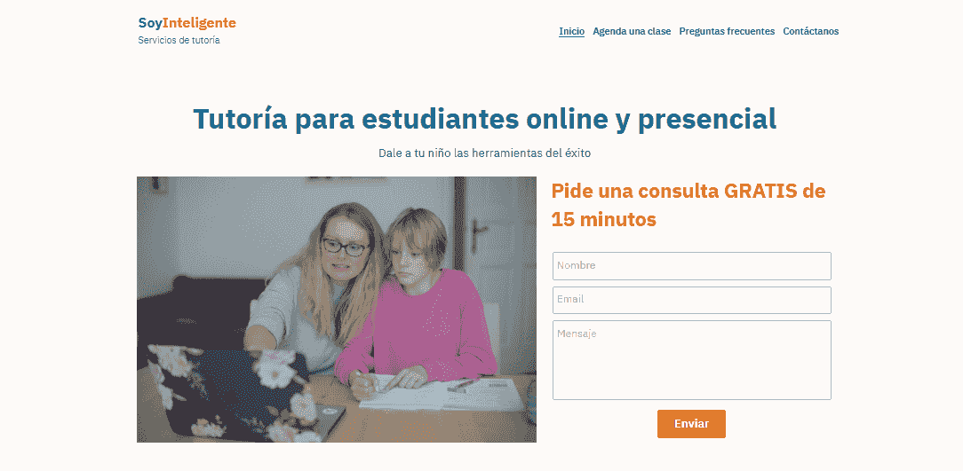 Plantilla de tutor en línea: tutor en línea para negocios desde casa