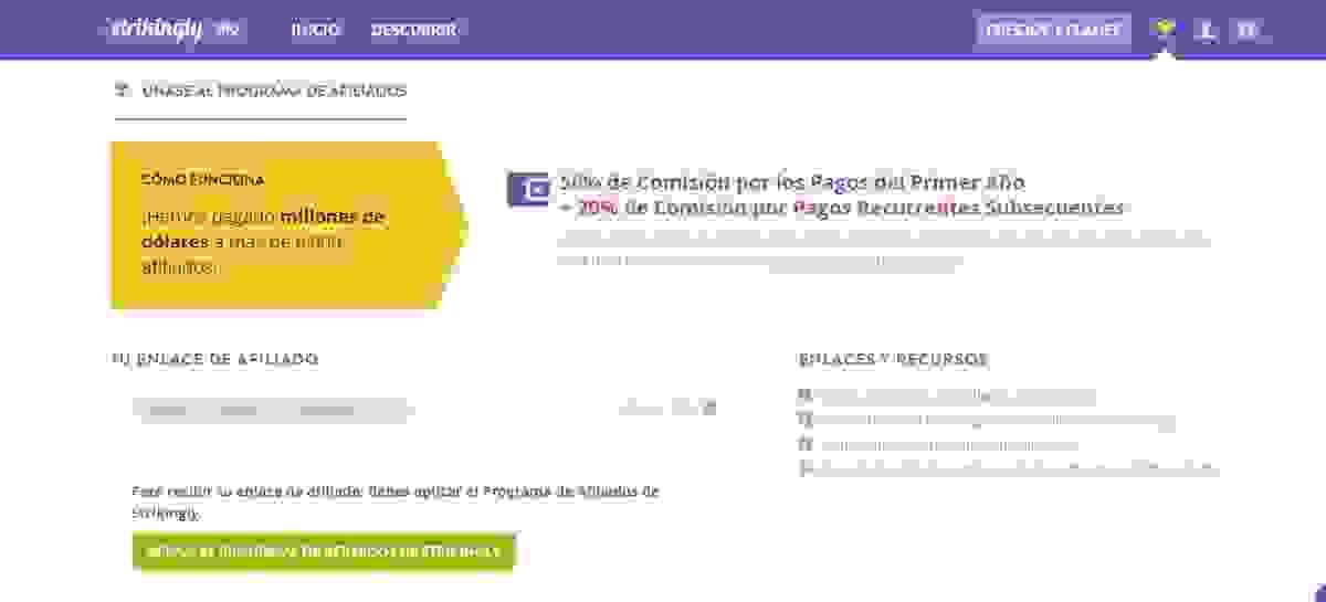 Afiliacion Strikignly
