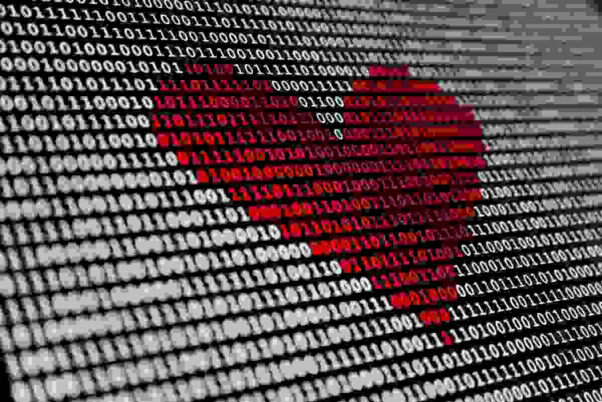 Jantung Dicetak pada Data Biner