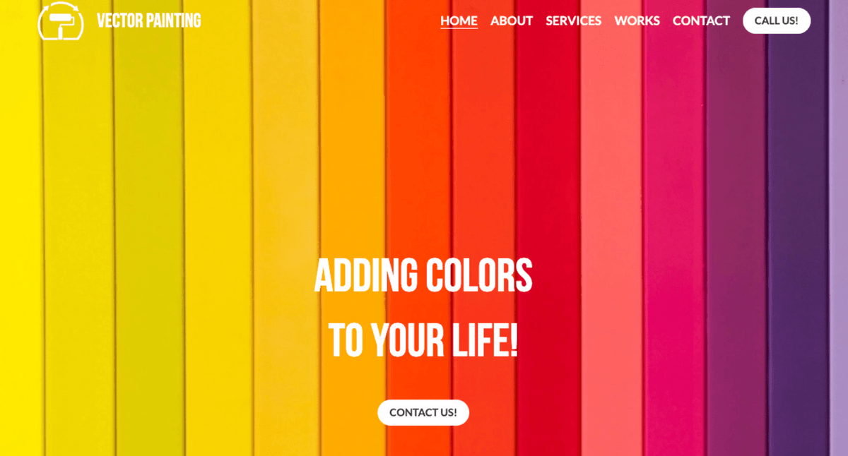 Plantilla Web Vectorial de Strikingly