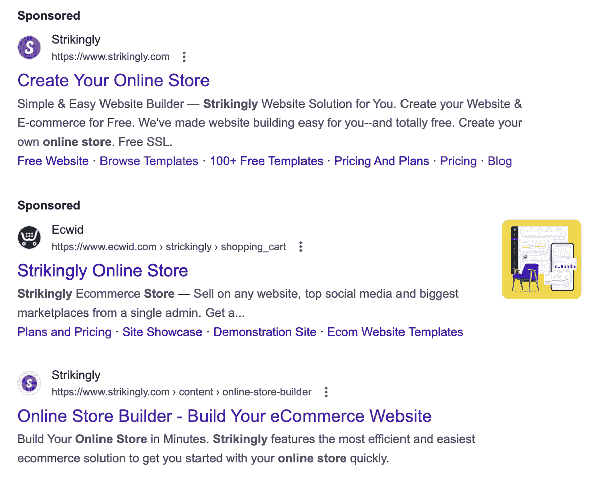 Metadescripción de tienda online sorprendente de Google