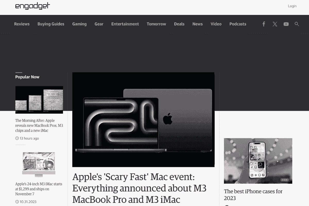 Przykłady blogów nr 9: Engadget