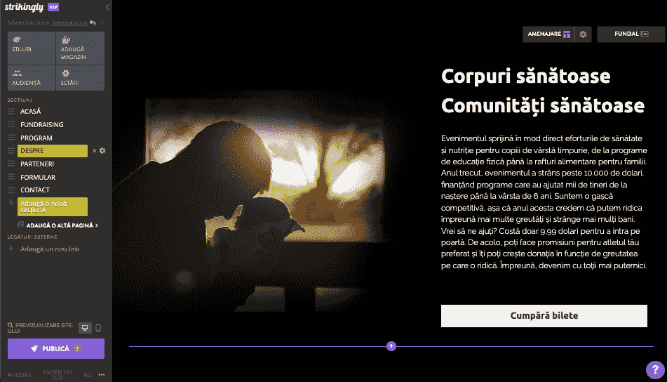 Adăugați butoane de cerere de acțiune pe site-ul dvs. de fitness