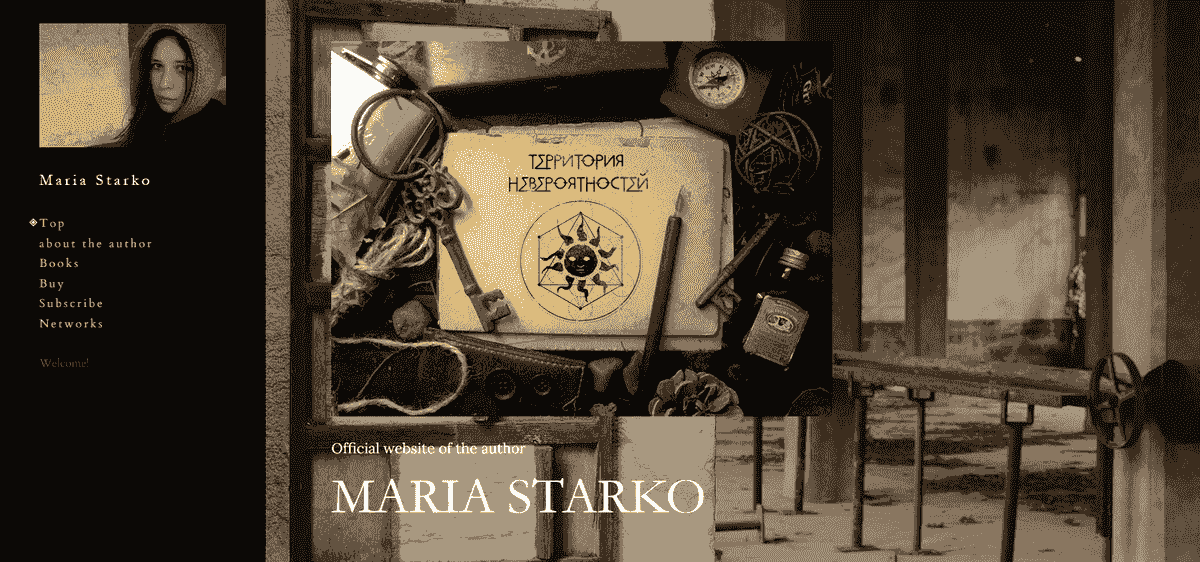 Comercio electrónico de María con Strikingly