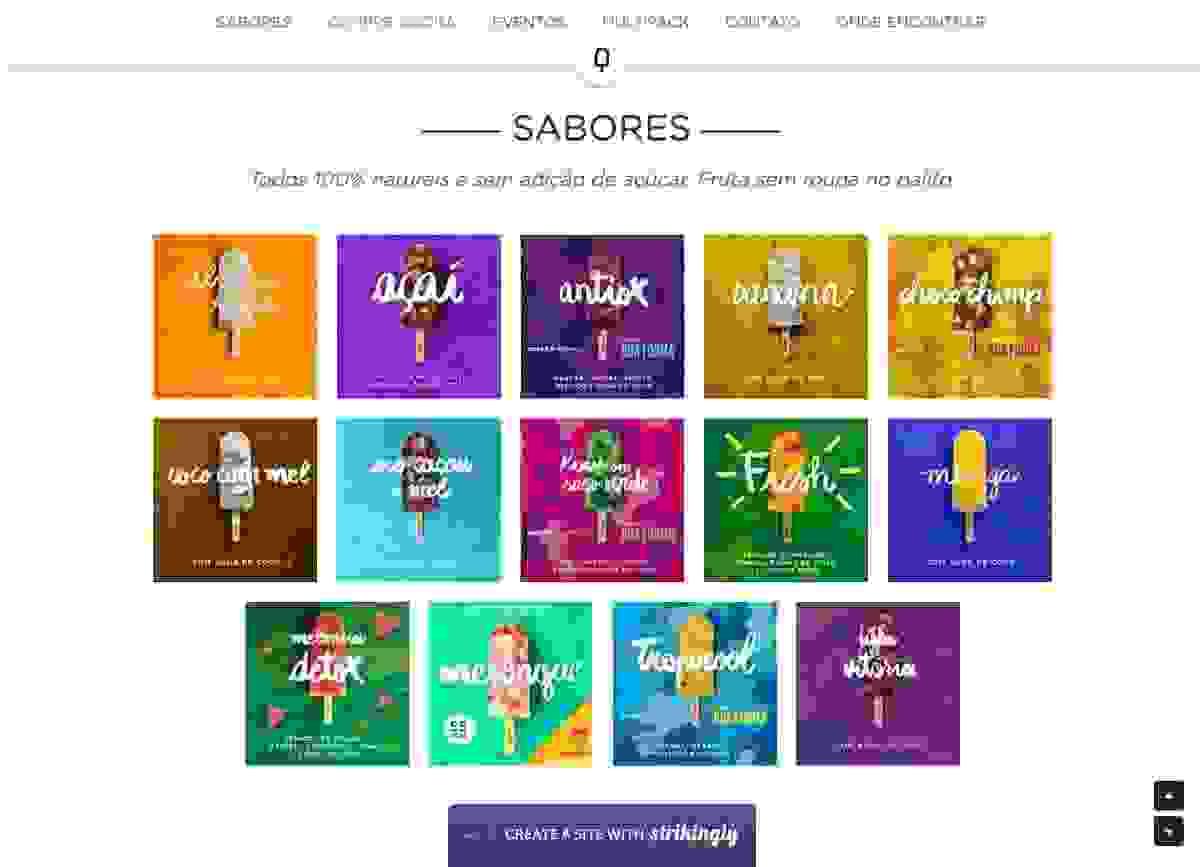 Sito web Naked Eco su Strikingly
