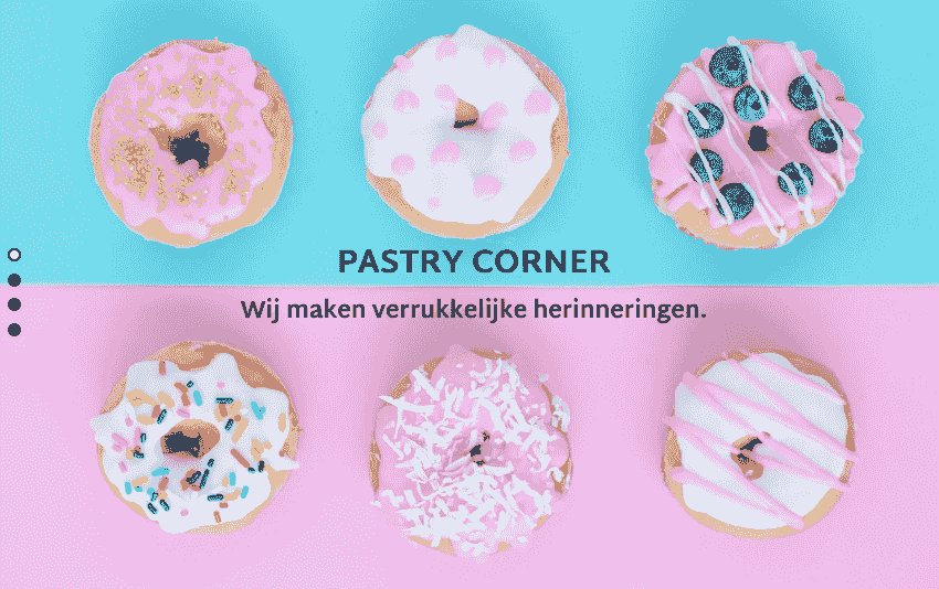 Opvallend - Sjabloon voor online winkel Pastry Corner