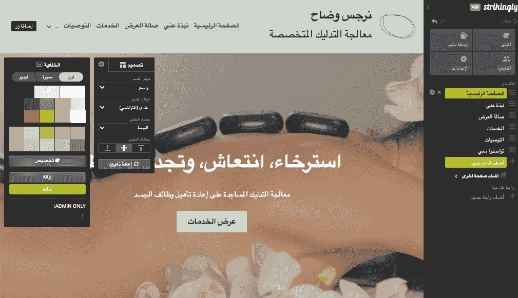 بشكل لافت للنظر - قالب مدونة ميشيل كروز