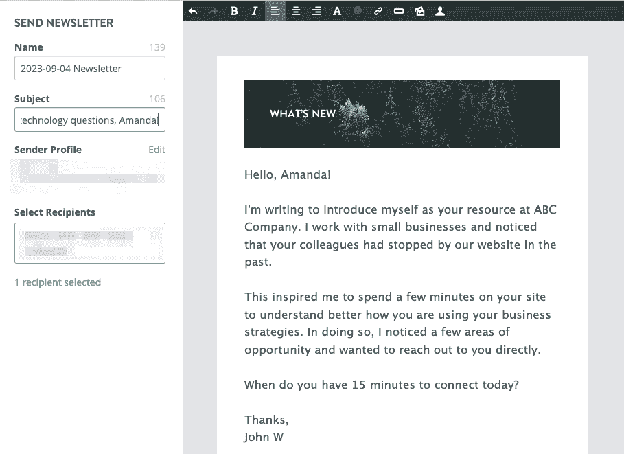 Hiểu các yếu tố của một email chuyên nghiệp