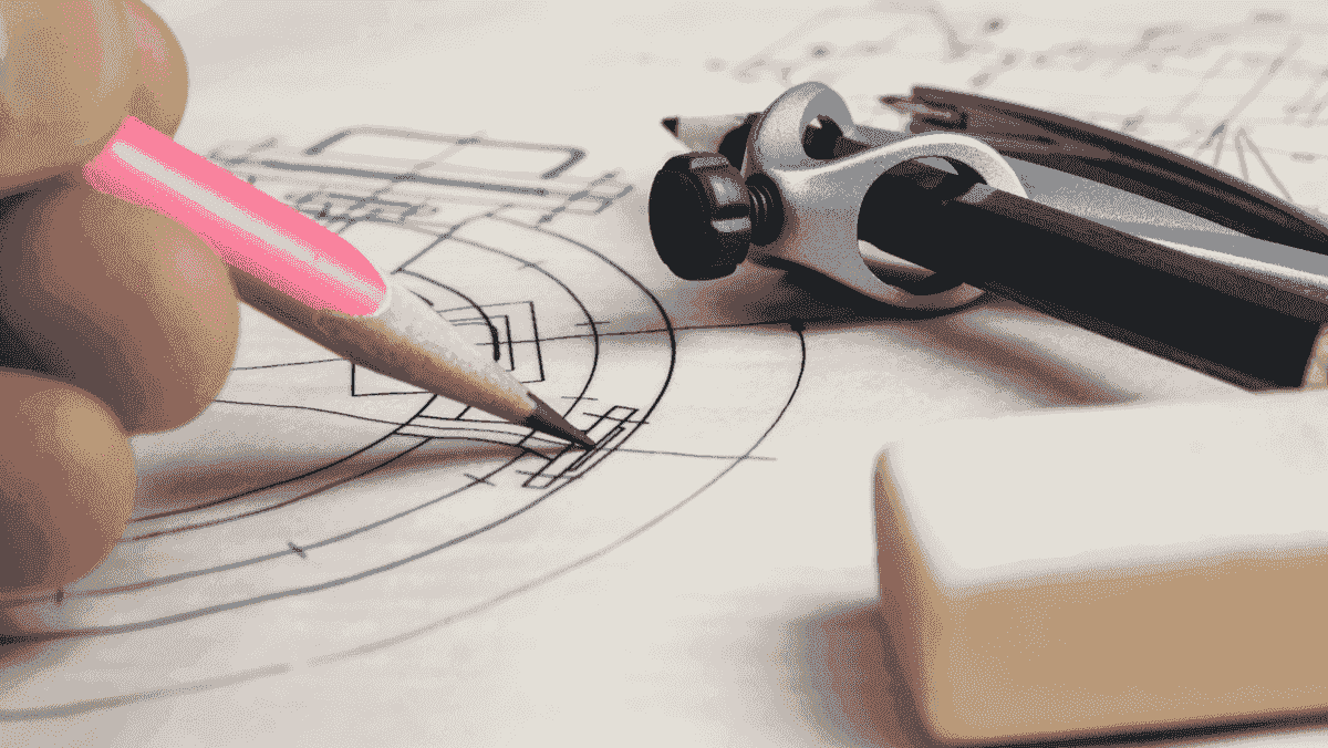 Pakar Desain Industri Sedang Mengerjakan Proyek