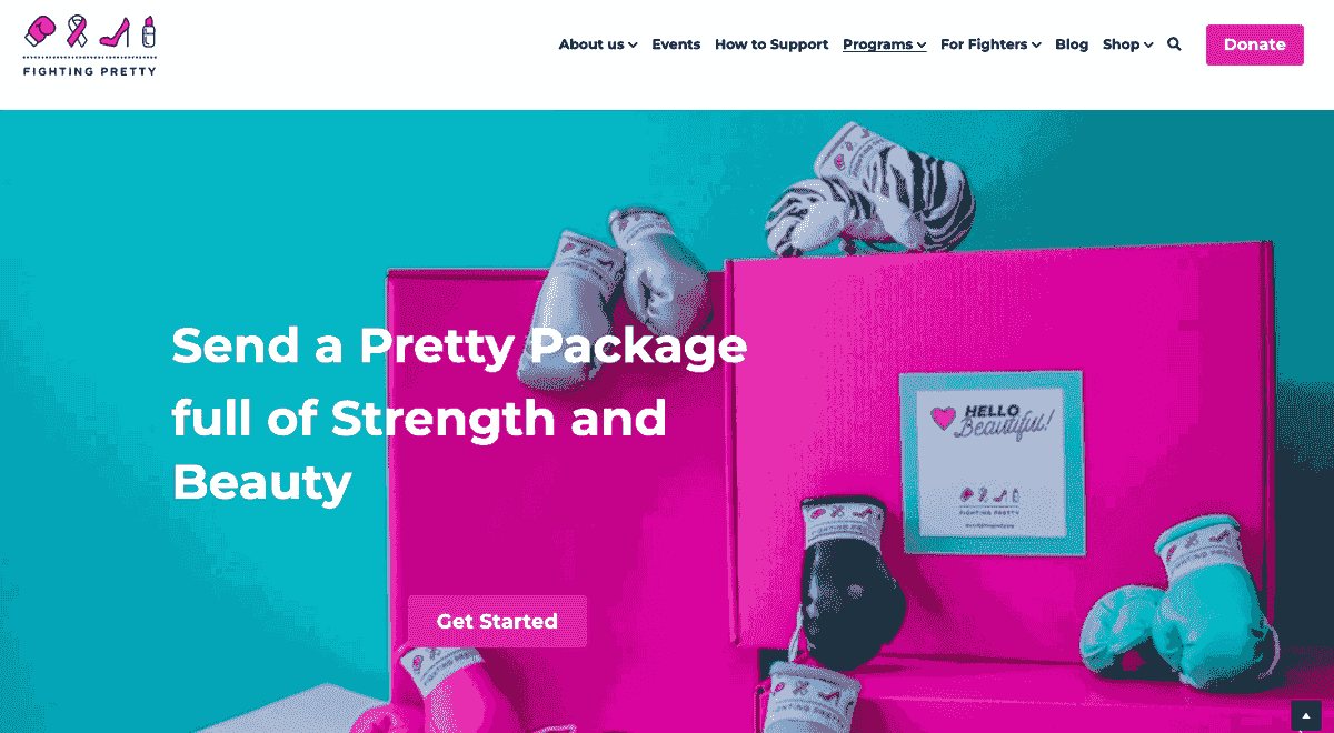 Embalaje optimizado de Fighting Pretty Organization