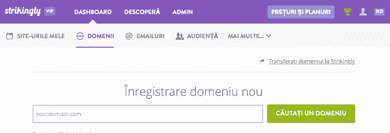 Creșteți productivitatea cu o înregistrare ușoară a domeniului pe Strikingly