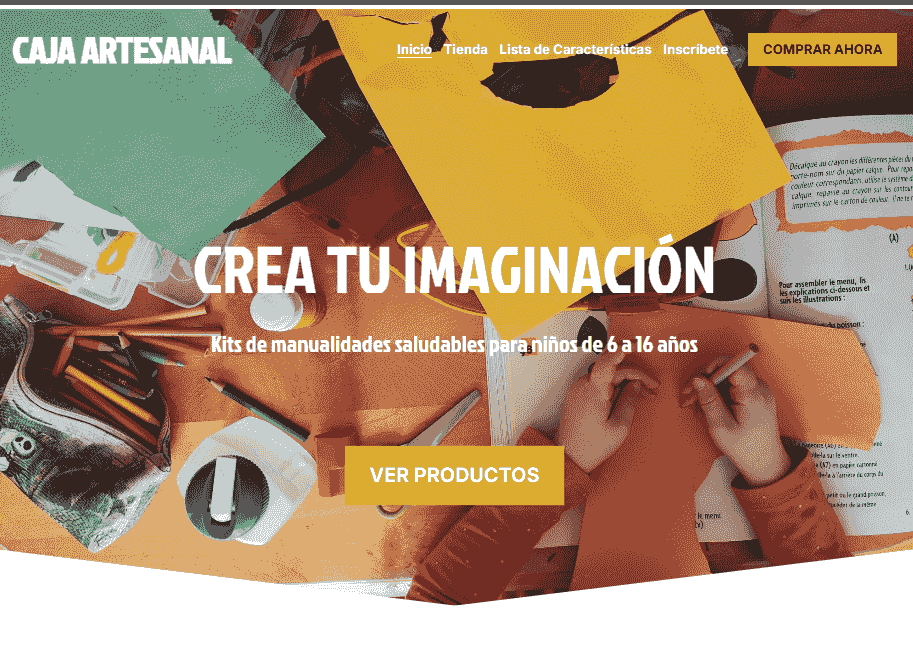 Panel de análisis de Strikingly