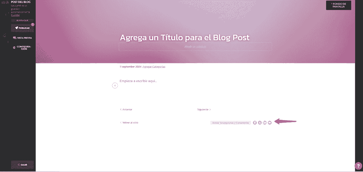 Botones de Redes Sociales