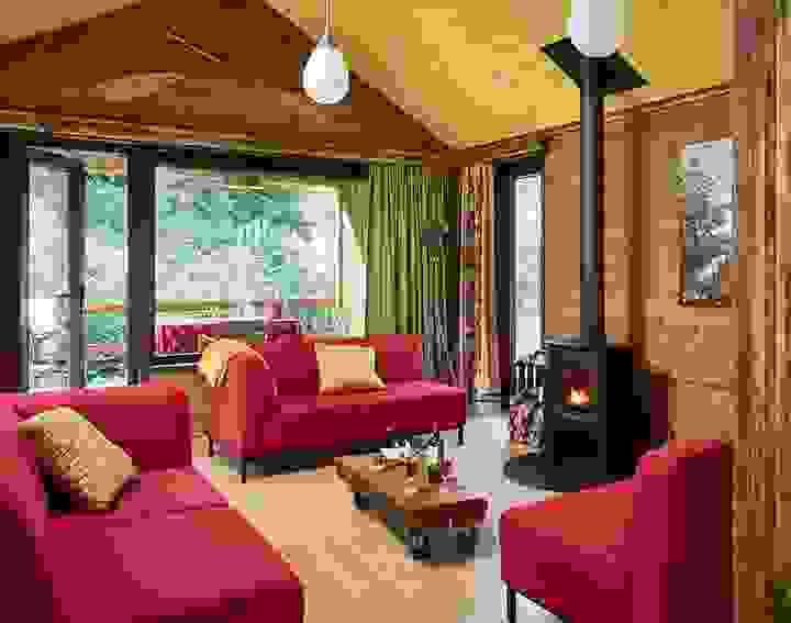 4 persoons salon bij vakantie lodge  nabij Houffalize in de Ardennen 4 persoons salon bij vakantie lodge  nabij Houffalize in de Ardennen