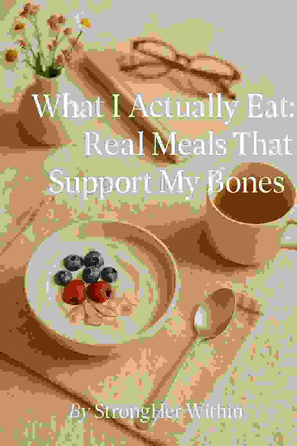 A colorful plate yogurt, fruits and nuts on a rustic table.