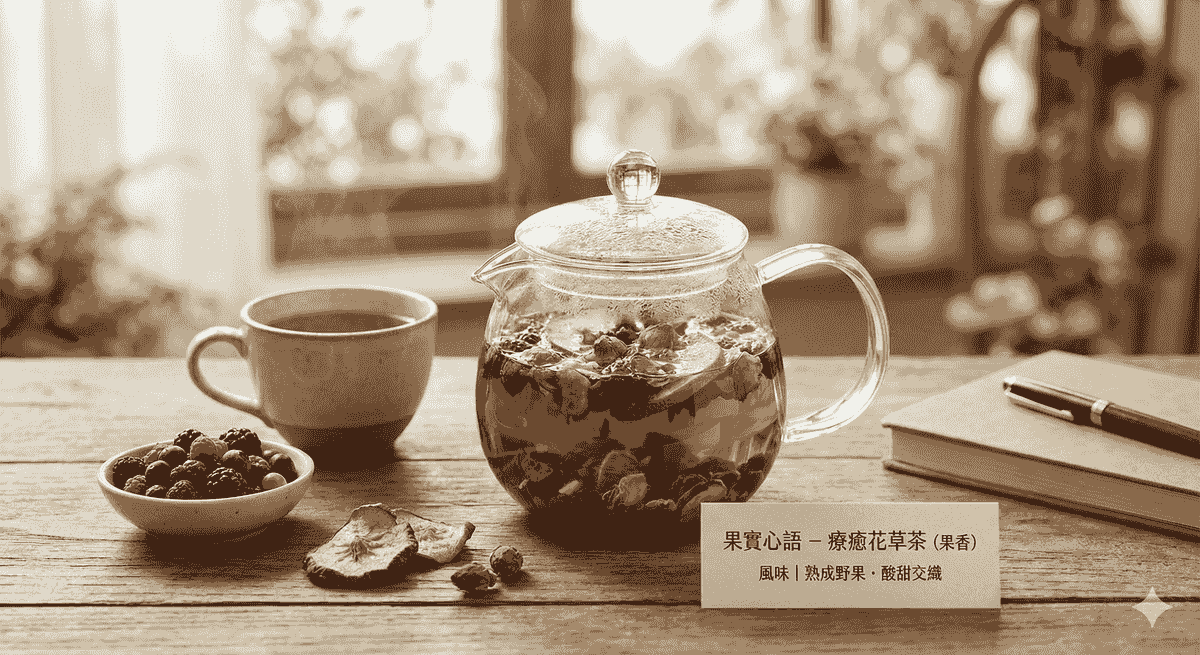 鏡咖啡 果實心語 - 療癒花草茶,熟成野果酸甜交織的無咖啡因飲品。 鏡咖啡 果實心語 - 療癒花草茶,熟成野果酸甜交織的無咖啡因飲品。