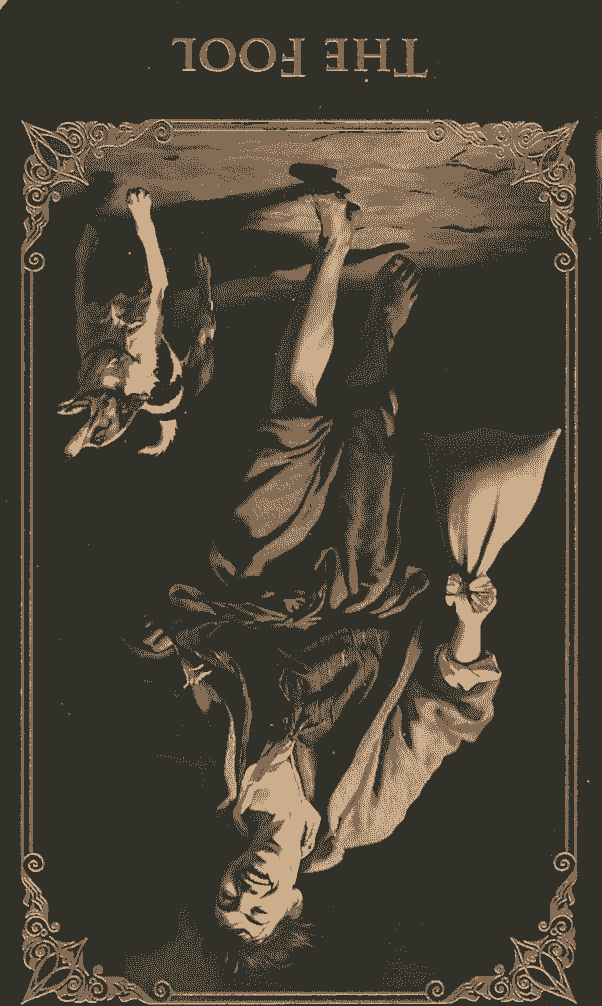 The Reverse Fool The Tarot of Eli, LLC: The Thoth Tarot-0-The Fool & The...