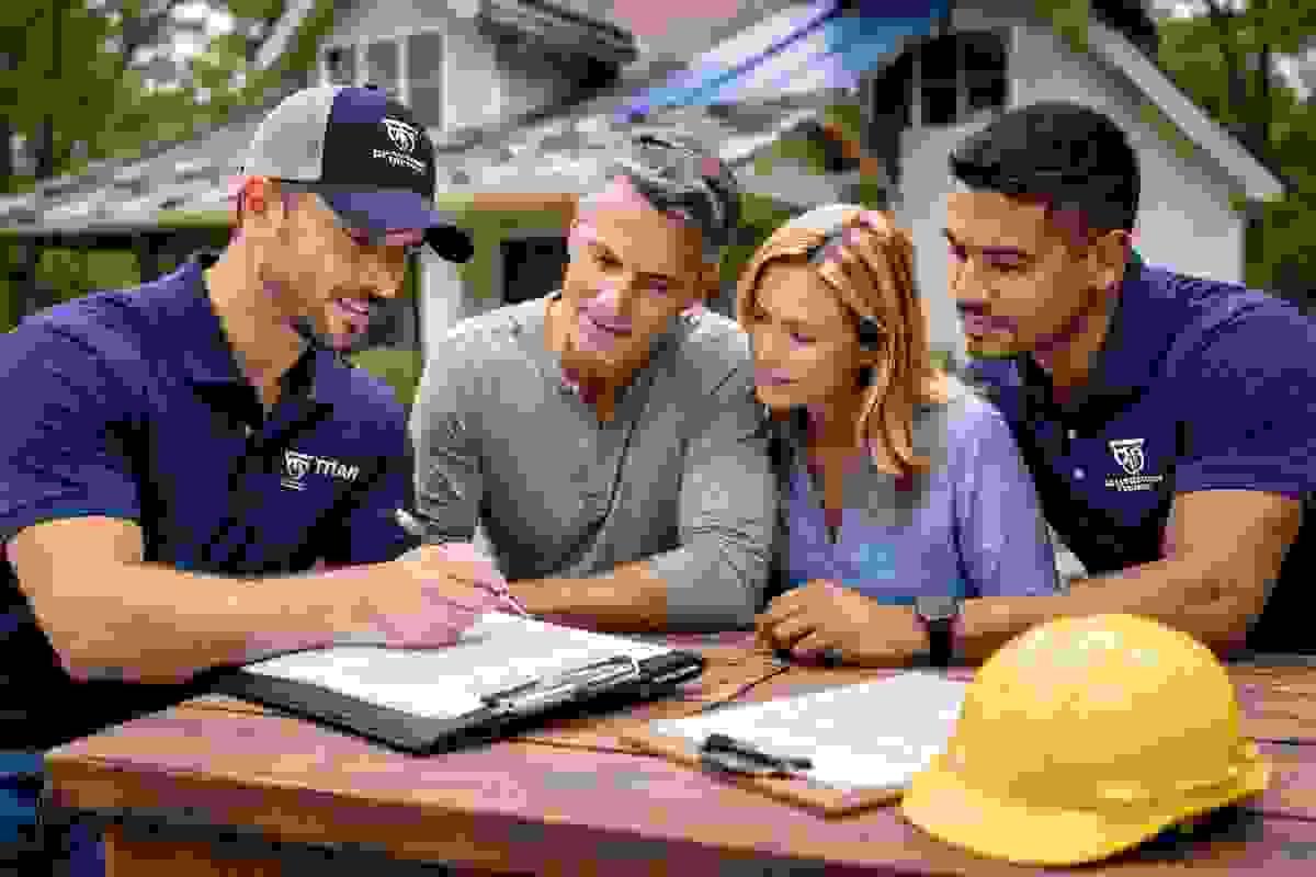 Roofing contractor inspecting storm damage and documenting roof condition for insurance claim in Austin, Texas Roofing contractor inspecting storm damage and documenting roof condition for insurance claim in Austin, Texas