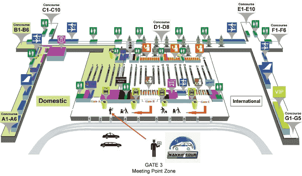 Suvarnabhumi Airport (BKK) meeting point, Nakky Tour Suvarnabhumi Airport (BKK) meeting point, Nakky Tour