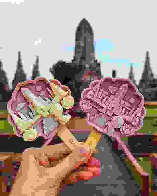 ayutthaya pop icon 3D ice cream